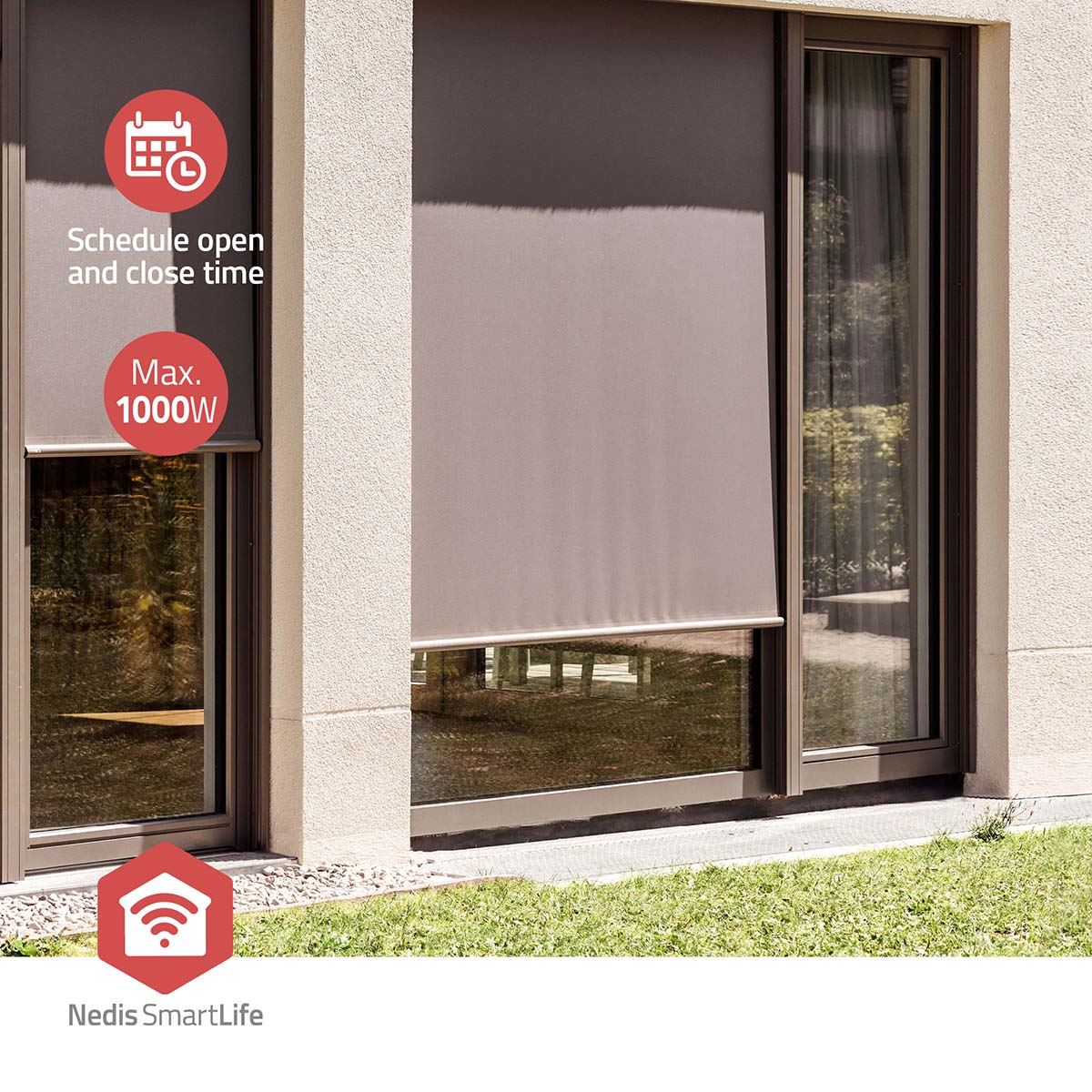 Nedis SmartLife Built-in Module | Shutter / Blinds | 1000 W | Terminal Connection | App available for: Android™ / IOS