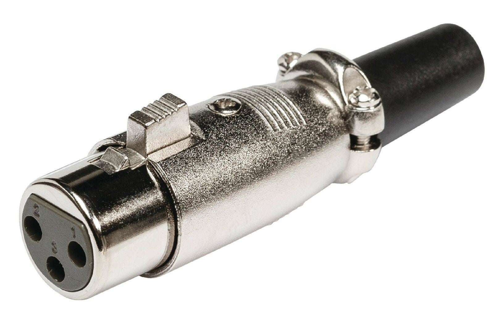 Nedis XLR Connector | Straight | Female | Nickel Plated | Soldering | Cable input diameter: 7.0 mm | Metal
