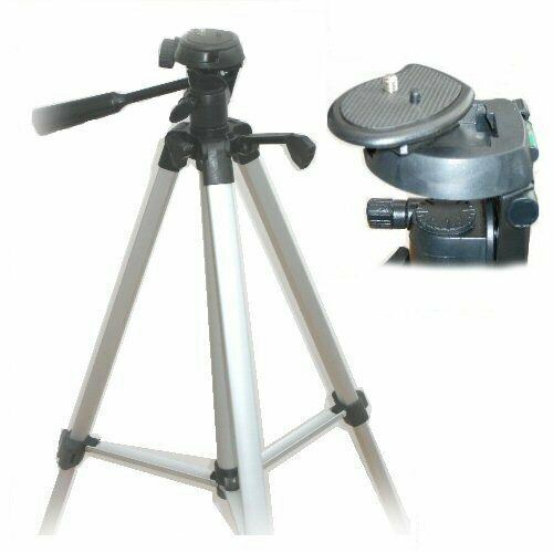 Ex-Pro TR-654 Light Weight Geared with Pan & Tilt  - Camera / Camcorder Tripod (490mm - 1340mm / 53")