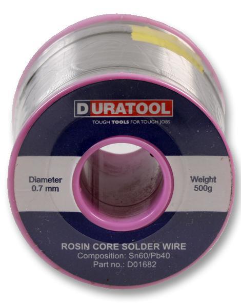 60/40 Solder Wire, 0.7mm, 500g