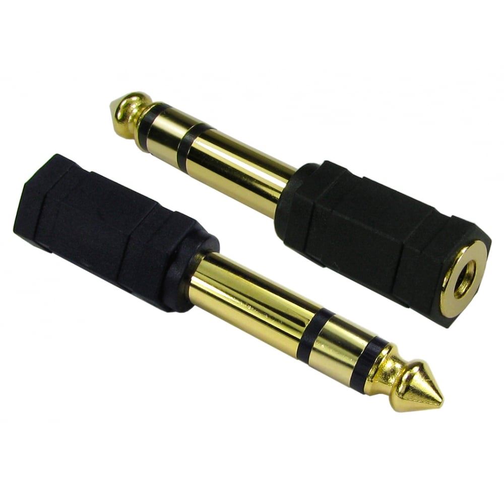 Ex-Pro 3.5mm Female Stereo (Small Jack) to 6.35mm Male Stereo Adapter (Big Jack)