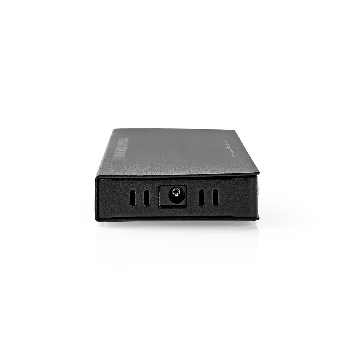 Nedis HDMI™ Splitter | 8 port(s) | HDMI™ Input | 8x HDMI™ Output | 4K@60Hz | 18 Gbps | Metal | Anthracite