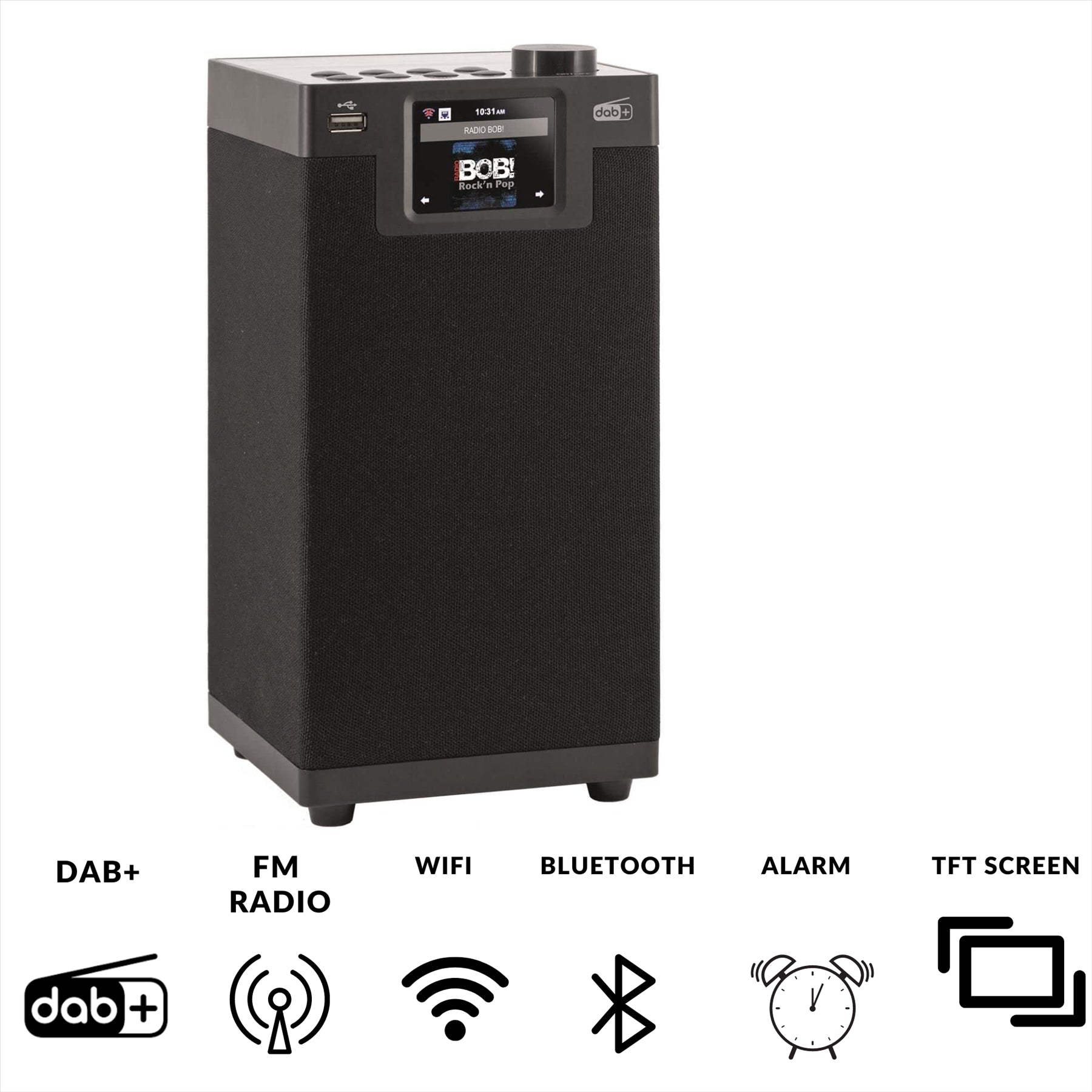 Imperial DABMAN i610 Multifunctional Stereo Radio DAB+ / FM / Internet / Bluetooth Black