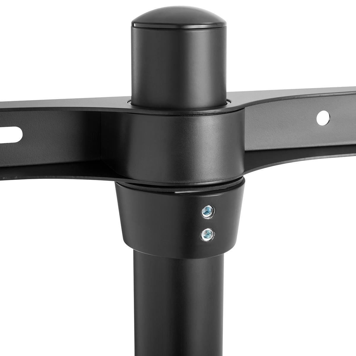 Nedis TV Floor Stand | 49 - 70 " | Maximum supported screen weight: 40 kg | V-shape Design | Anti-tip strap | Snap-lock | Aluminium / Steel | Black