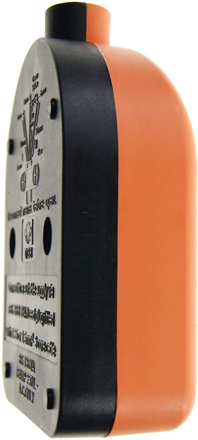 1 Gang High Impact Trailing Mains Powet Extension Socket, 13A - Orange