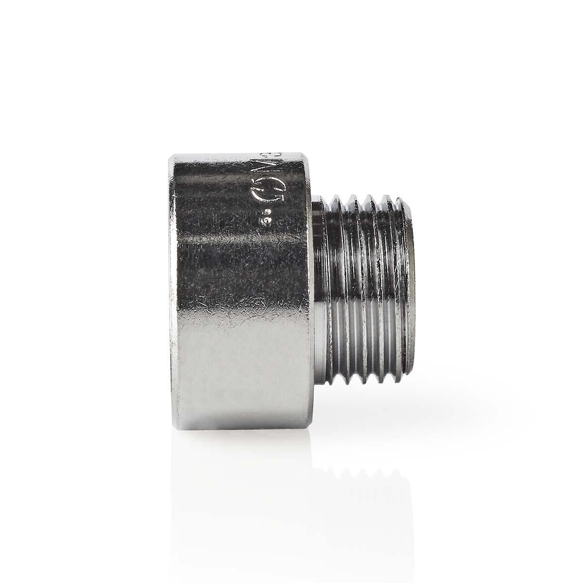 Nedis Hose Connector | 3/4'' | 1/2'' | Metal | Silver