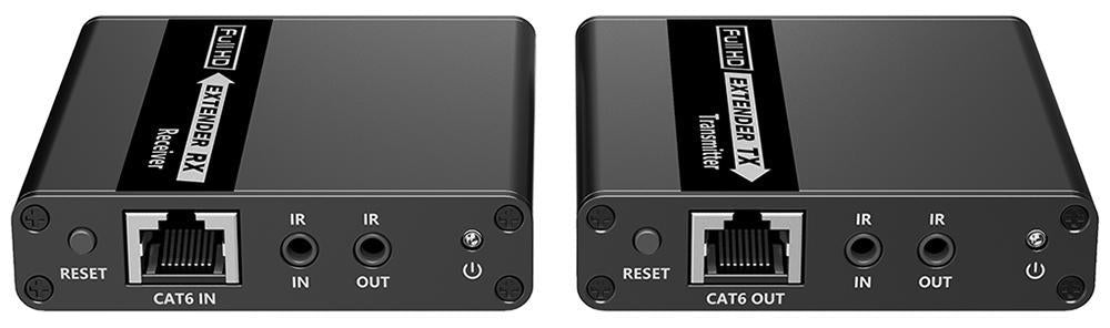 HDMI Extender 70m Over Single Cat6/Cat7 with IR Control & HDMI Loop Out