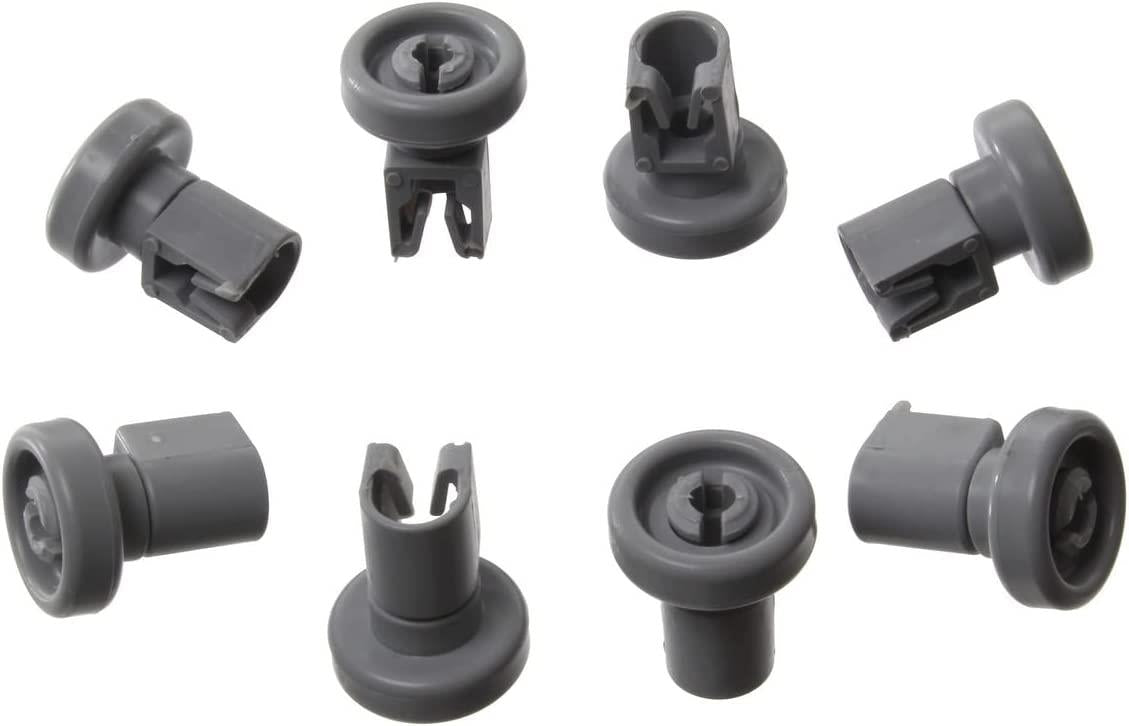 AEG 8 Pack Dishwasher Upper Basket Wheel 50269970005 Replacement
