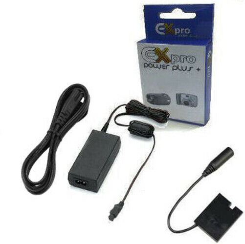 Ex-Pro Replacement Fuji part AC-5VX, AC5VX  AC Adapter & Battery coupler kit  [CP-95 included] , AC Mains Power Supply Adapter