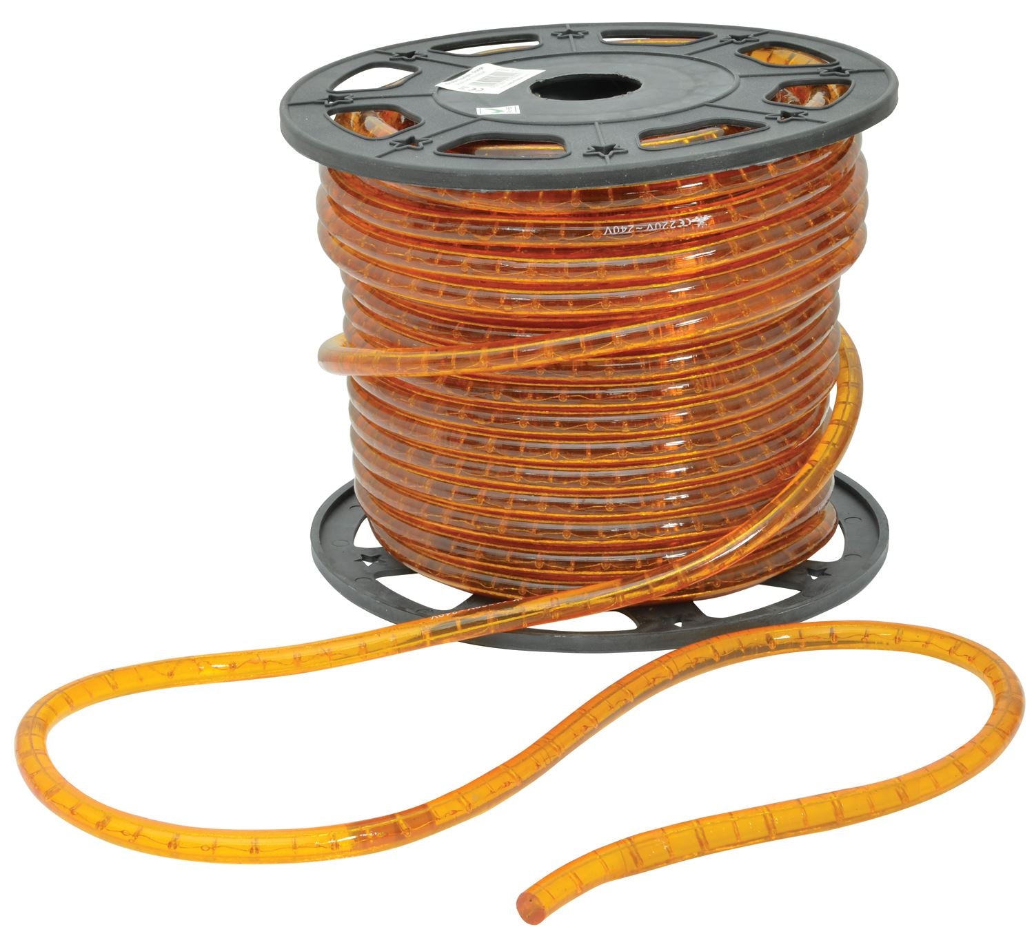 LYYT Glow Bright Orange Rope Light - 1m Length - (Max 45m in single Run) - [Priced per M, Un-plugged]