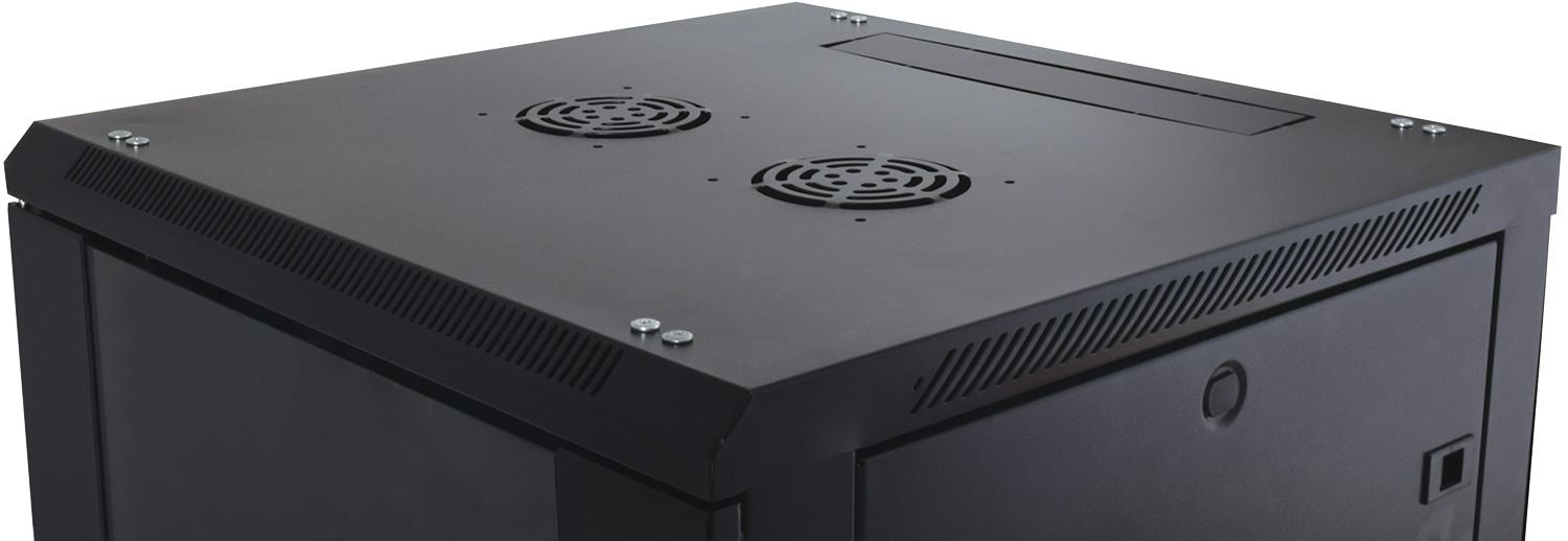 Adastra 19" Rack Cabinet with Glass Door 9U x 600mm Deep