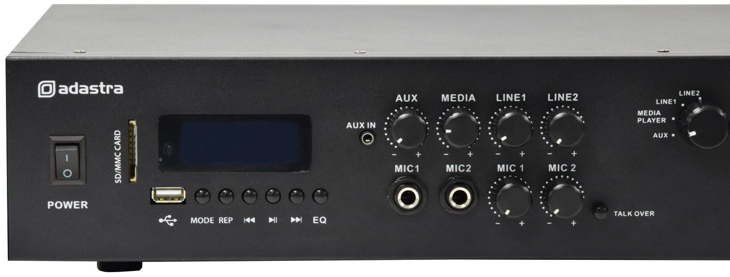 Adastra A2 Stereo PA Amplifier 2 x 200W