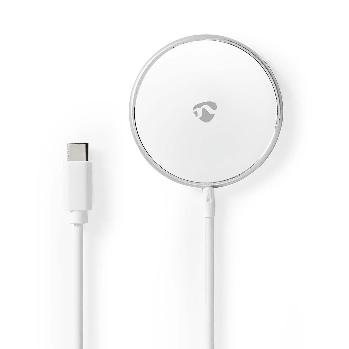 Nedis Wireless Charger | 5 / 7.5 / 10 / 15 W | 1.0 / 1.1 / 1.67 / 2 A | Including cable | USB Type-C™ | 1.00 m