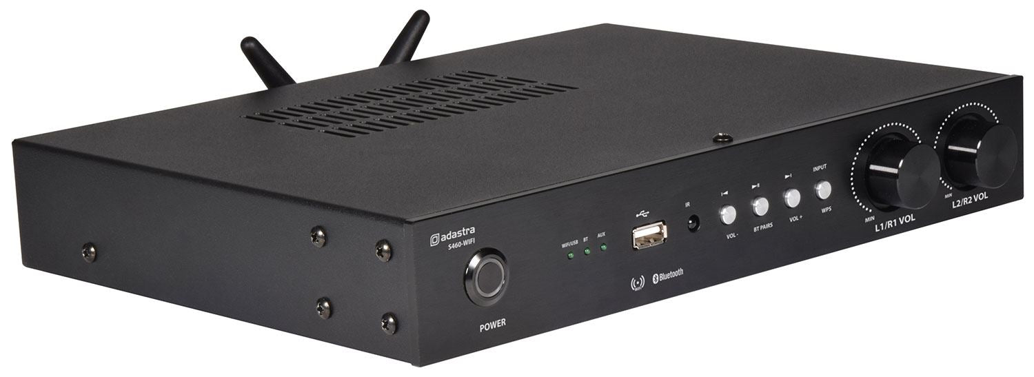 Adastra SD460-WIFI Dual Stereo WIFI Multi Streaming Amplifier  4 x 60W