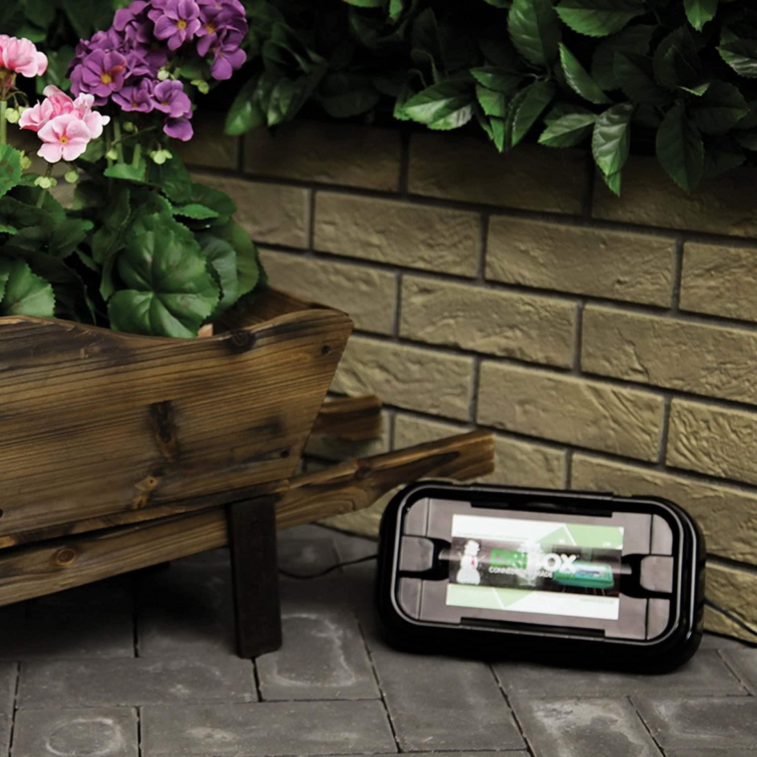 DRiBOX Dry Box FL-1859-200 IP55 Small Weatherproof Junction Connection Box For Cables & Sockets