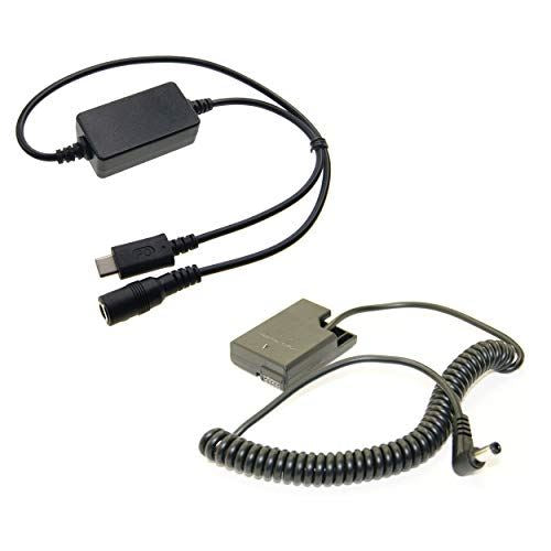 Ex-Pro On-The-Move USB-C PD System, USB-C to DC Coupler Cable Converter Adapter with Ex-Pro EN-EL14 EP-5A Battery Coupler, for Nikon P7000, P7100, P7700, P7800, DSLR D3100, D3200, D5100, D5200, D5300