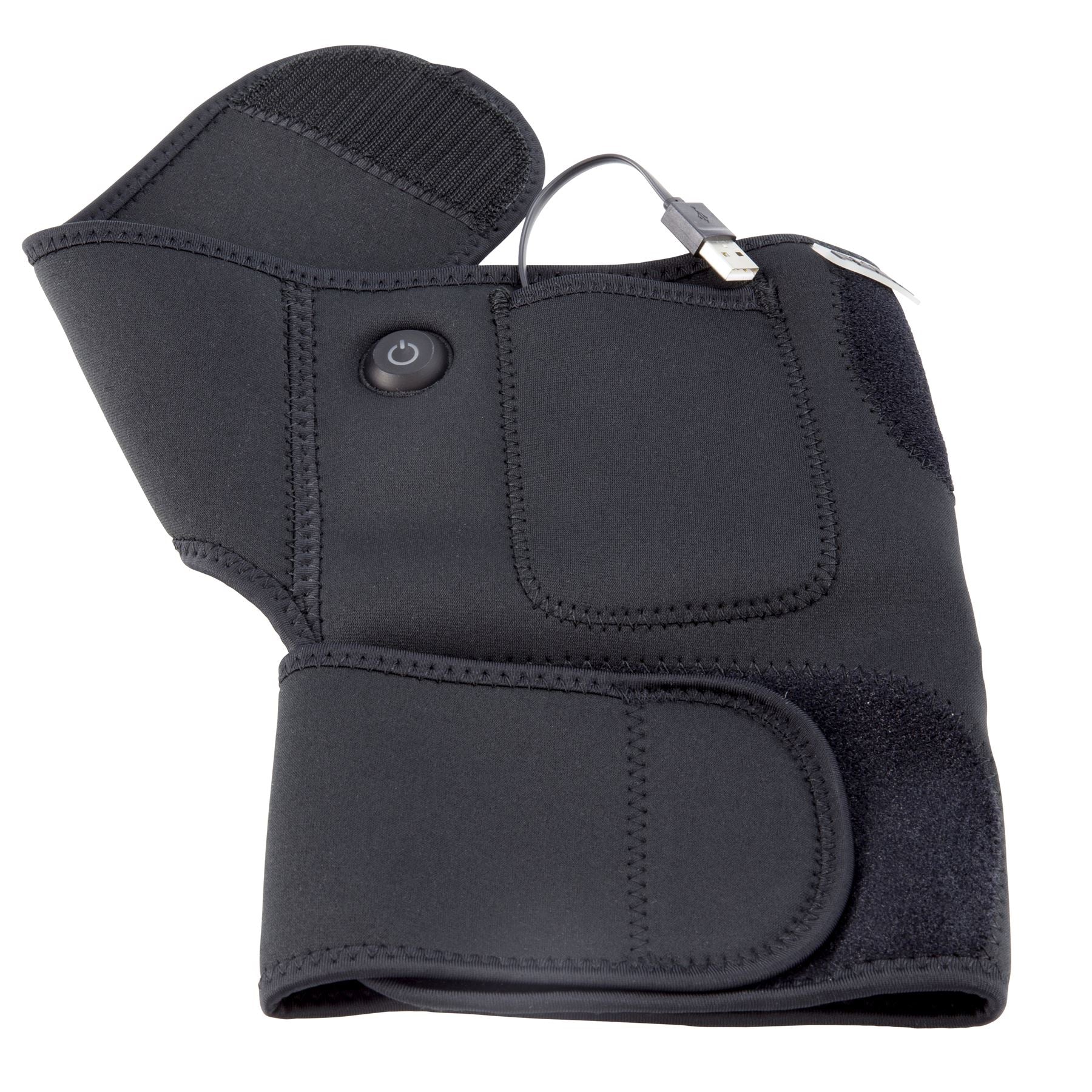 Fysic Wireless Heating Pad for Right Knee - Heated Knee Support 3 Adjustable Heat Temperature Levels (Portable use Possible with a Power Bank)