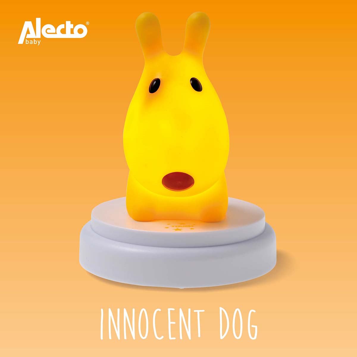 Alecto LED Yellow Dog Chrildrens Night Lamp Light
