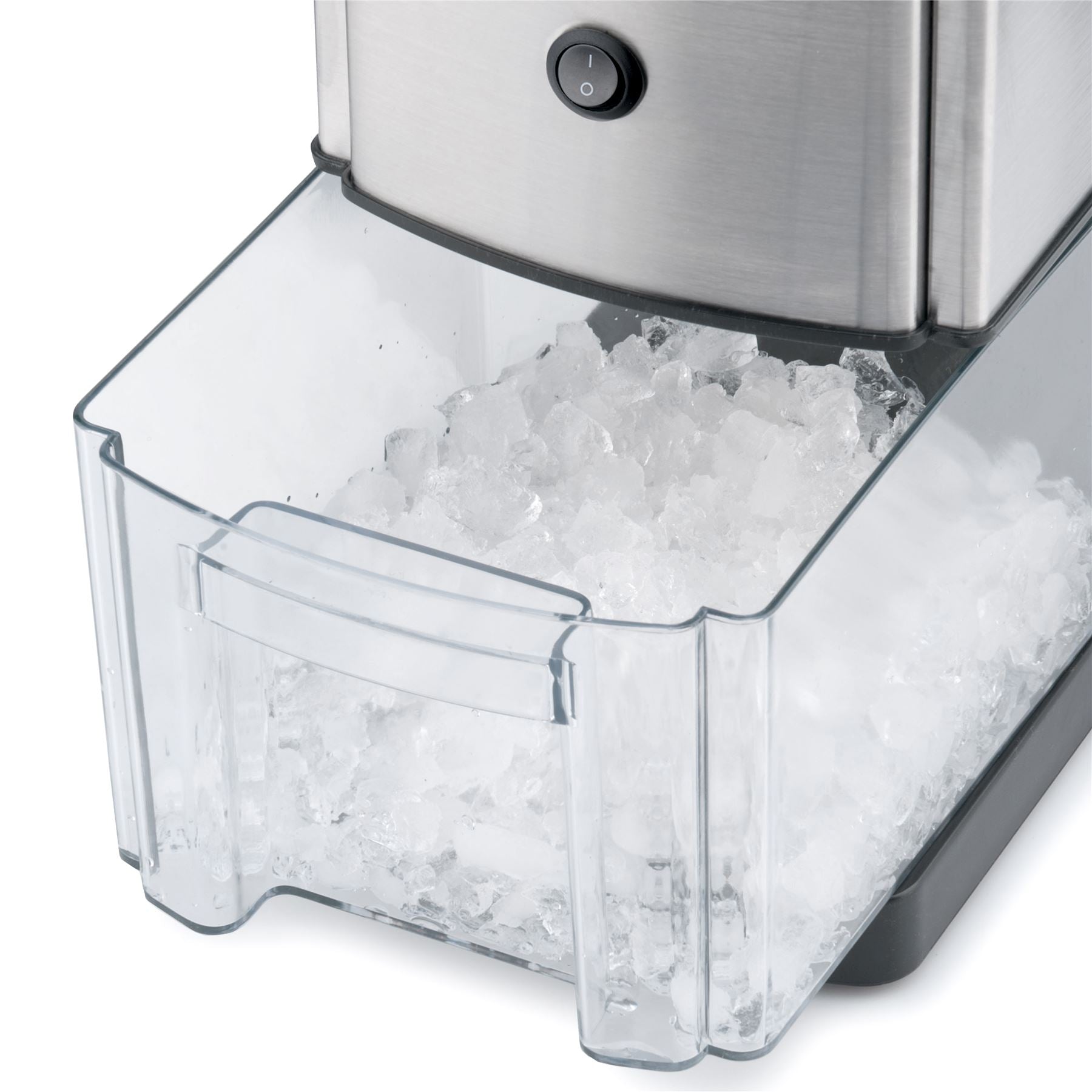 Gastronoma Ice Crusher Machine 3L-1Kg/Per Min Slushie Machine & Crushed Ice Maker Stainless Steel Blades, Feed Hopper