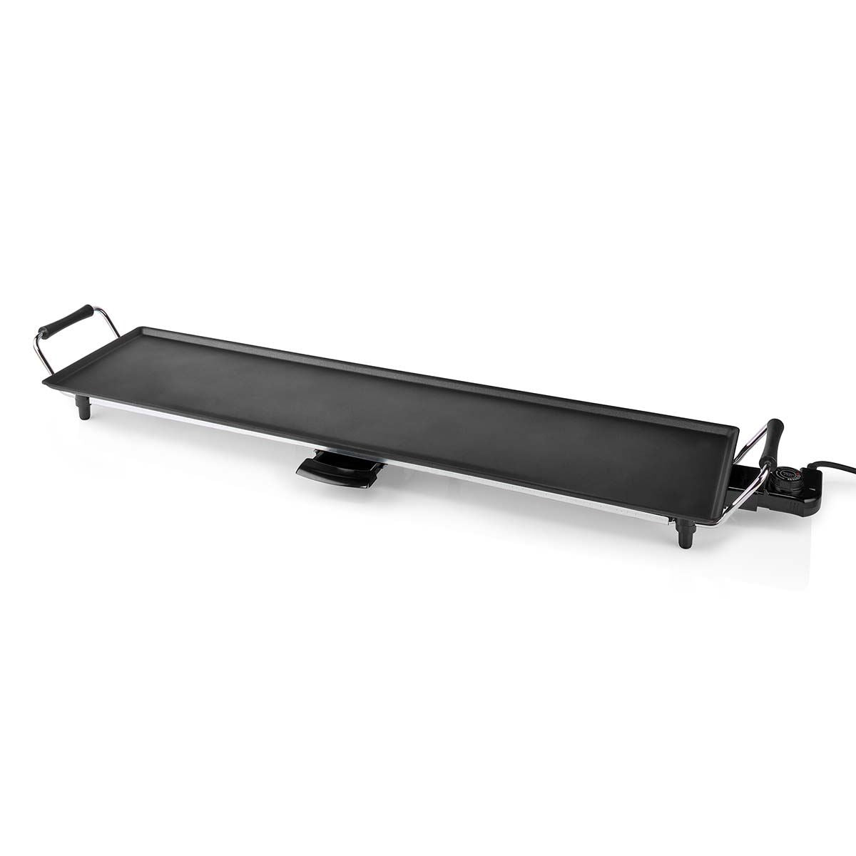Electric Non Stick Teppanyaki Table Top Grill Griddle Plate BBQ with Drip Tray - 90cm x 23cm