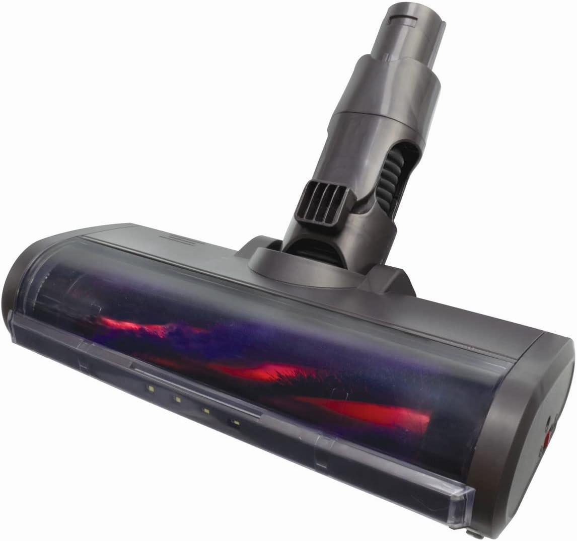 Dyson DC59 DC62 DC72 V6 SV03 SV06 SV09 Quick Release Carbon Fibre Brush/Soft Brush Motorised Floor Tool 208177-01, 216713-01