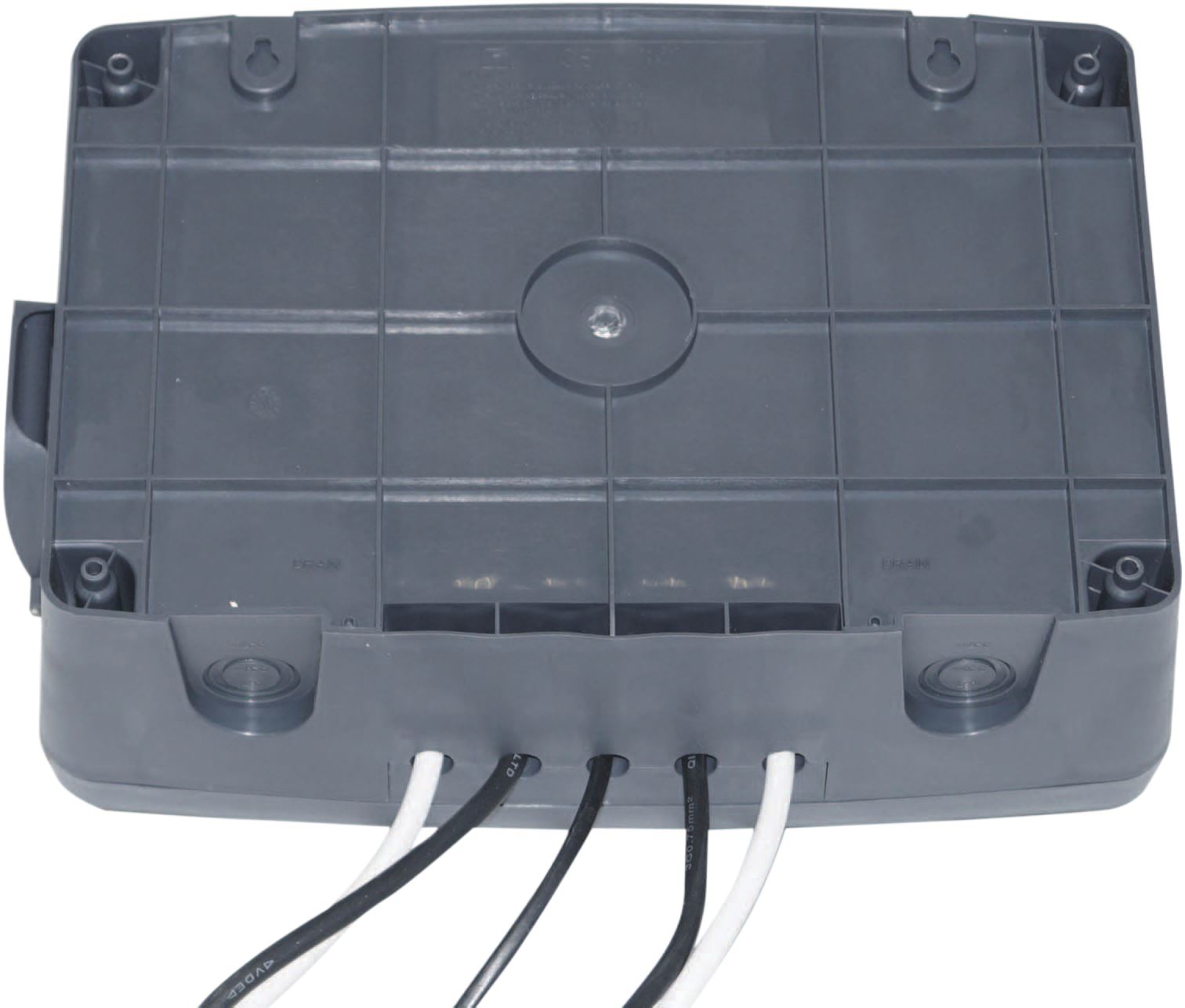 Outdoor IP54 Rated Weatherproof Electrical Connection Box for Extension Leads and Sockets, Grey