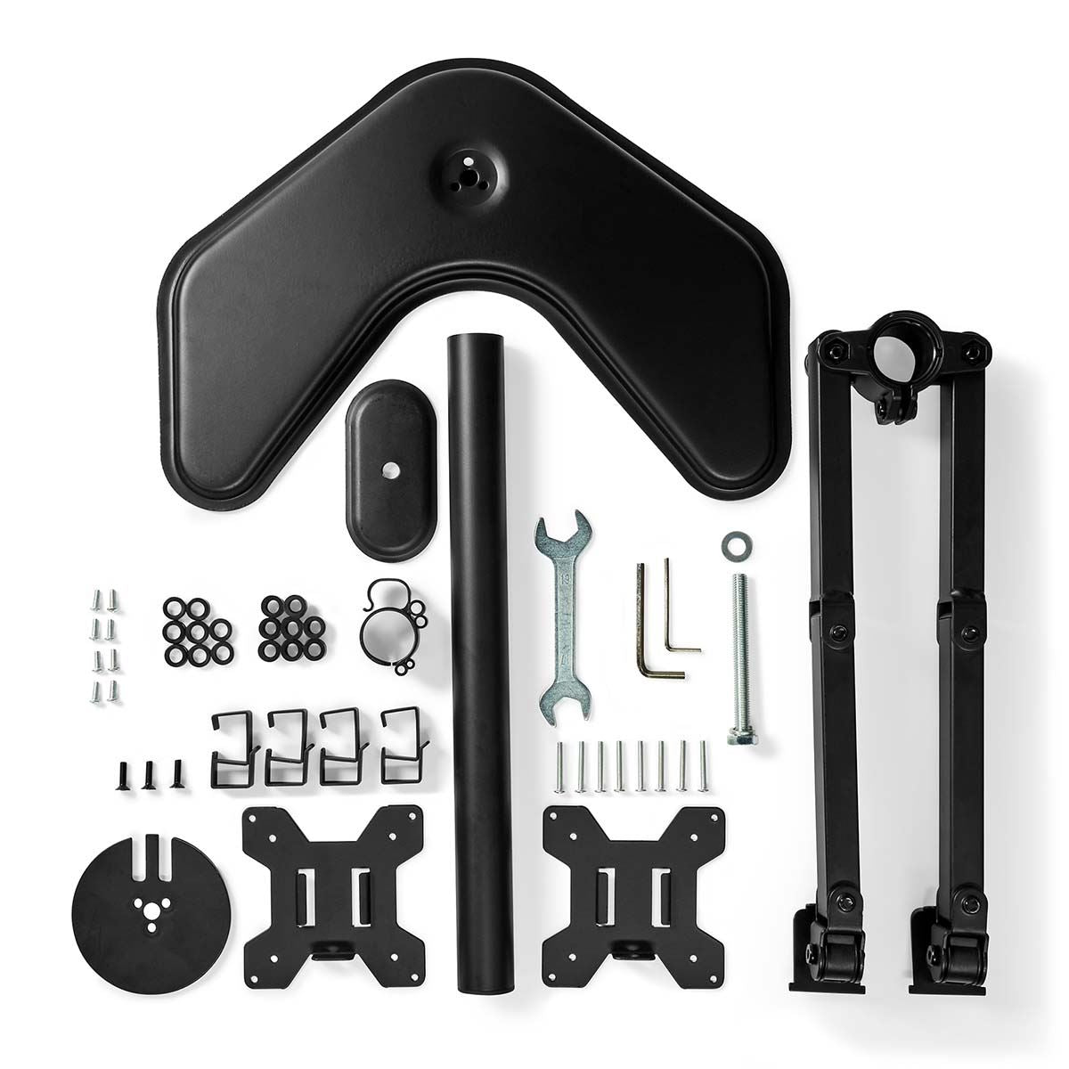 Nedis Desk Monitor Mount | 2 Screens | 15 - 32 " | 75x75 / 100x100 | Full Motion