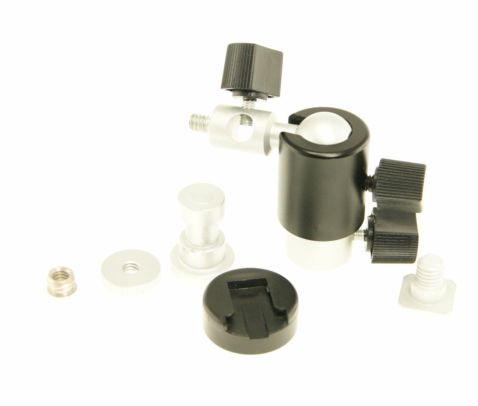 Ex-Pro K-727 Ball and Socket Swivel Tripod Ballhead with 1/4'', 3/8'' Threads spigot - including Flash Hot Shoe Adaptor