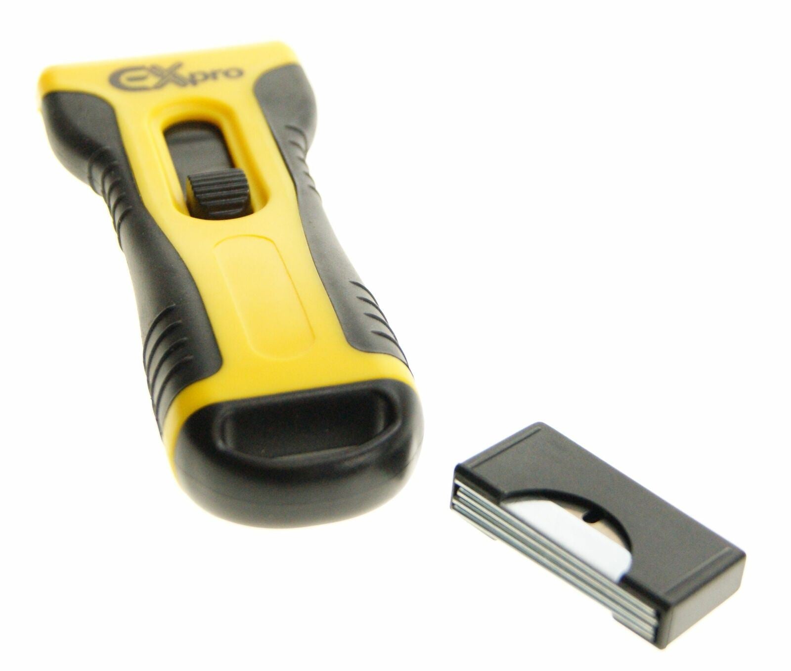 Ex-Pro Universal Ceramic Cooker Hob Cleaning Scraper with comfort grip - with 5 Blades