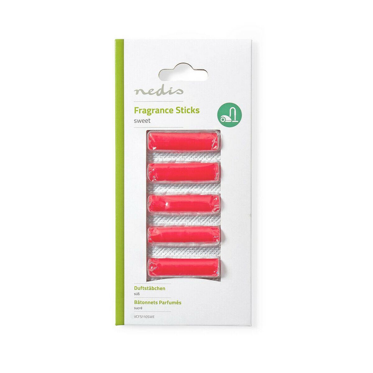 Nedis Vacuum Cleaner Fragrance | Sweet | 5 Refills | Red