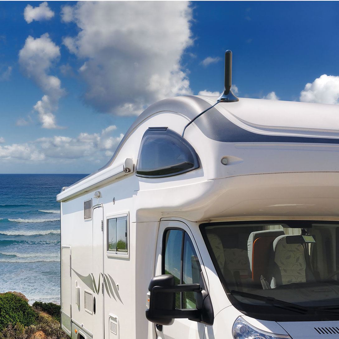 Mercury UHF Portable HD TV Antenna Digital Freeview Aerial Magnetic Base Mount Motorhome Caravan/Campervan/Camping/Car/Truck