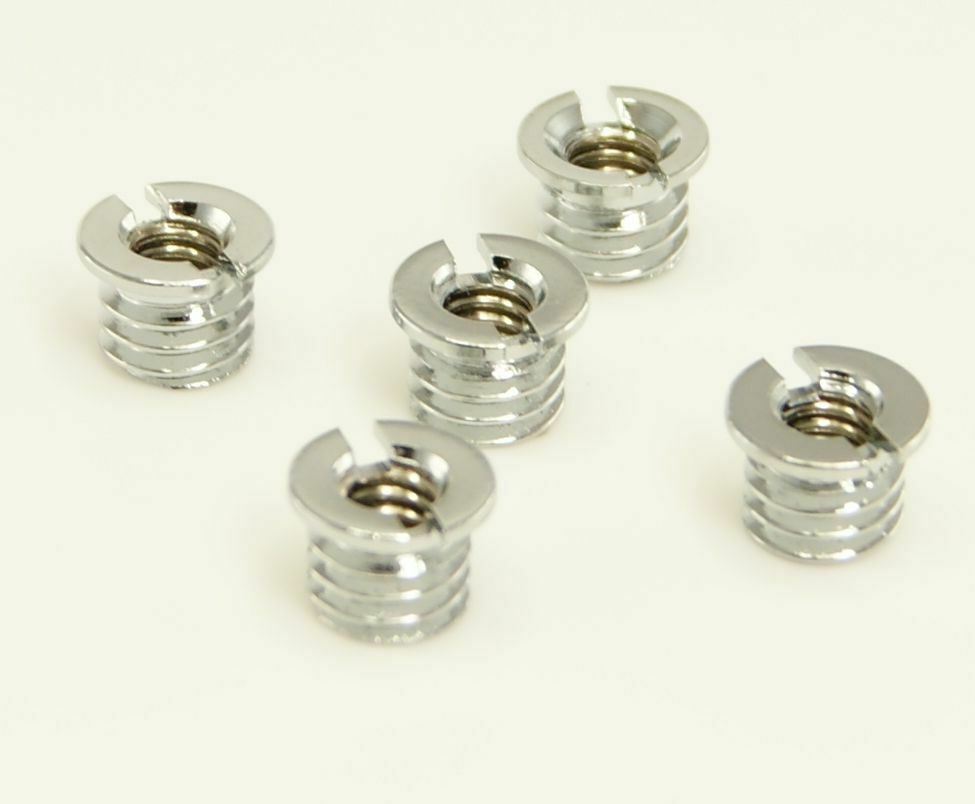 Ex-Pro 1/4'' to 3/8'' Threaded Nuts for Tripod, Light Stands and Digital SLR [5 Pack]