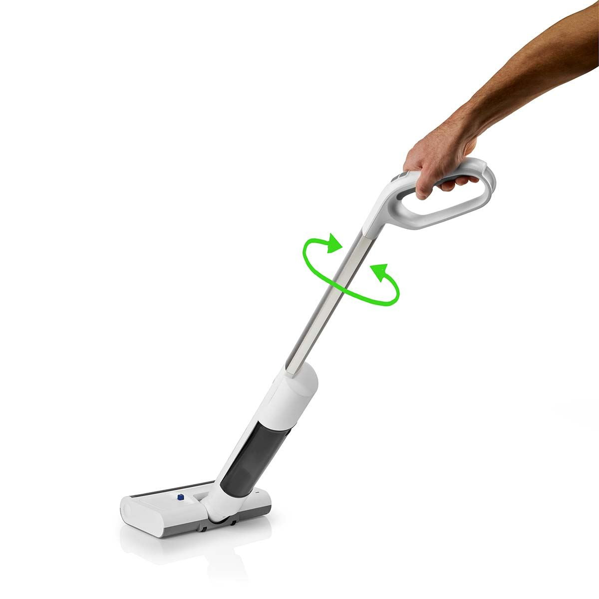 Nedis Wet and Dry Vacuum Cleaner, Cordless 2-in-1 Floor Cleaner Smart Suction Lightweight Multi-Surface Hard Floors Cleaning