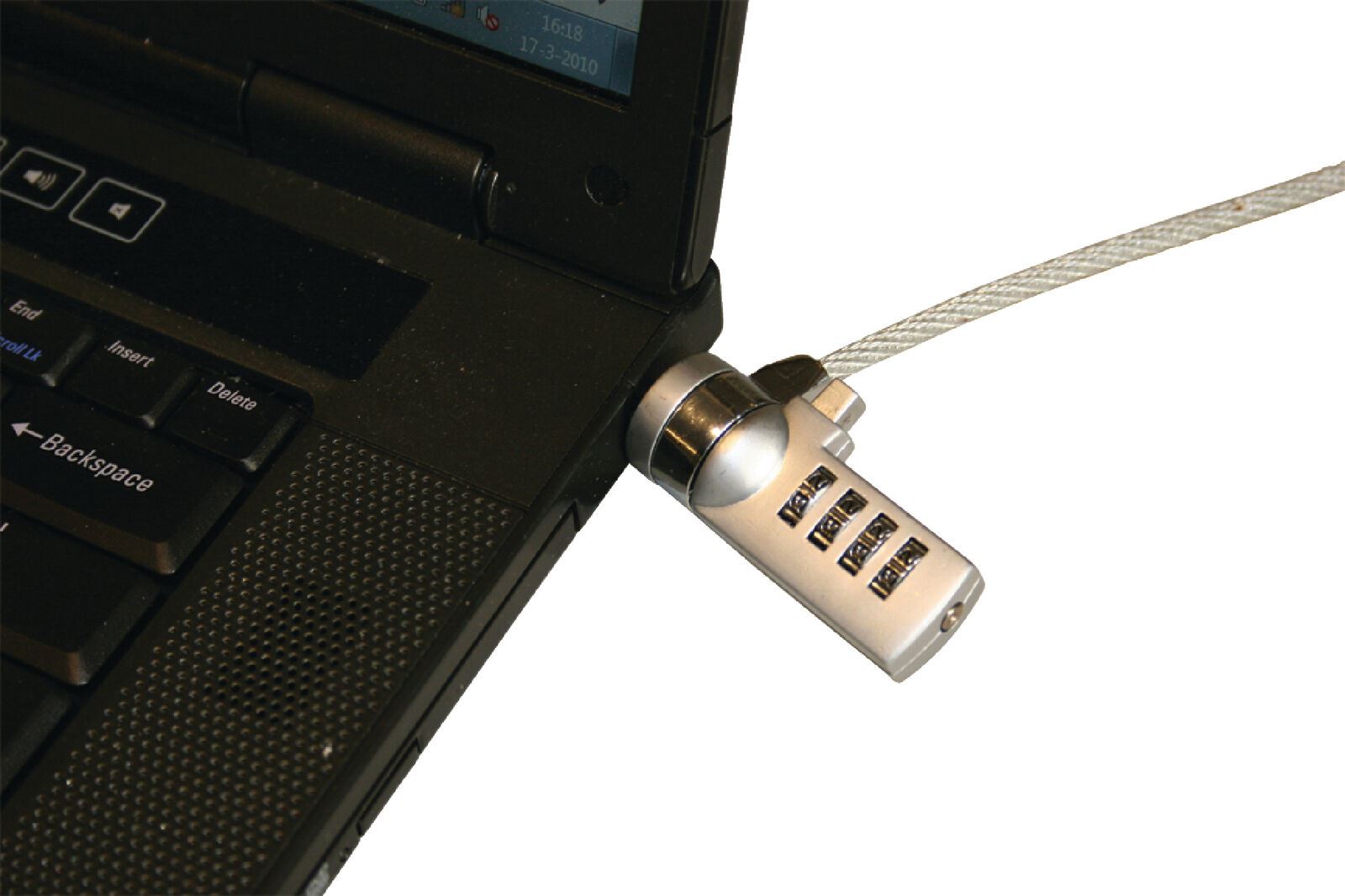 Nedis Notebook Lock | Lock type: Digit | 1.80 m | Zinc Alloy