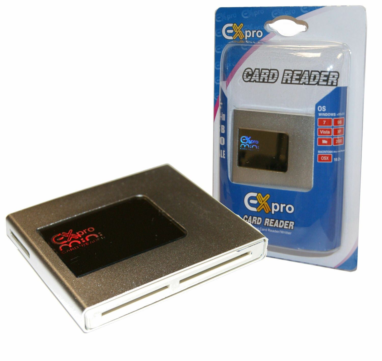 Ex-Pro All in One Metal Compact Hi-Speed USB Card Reader