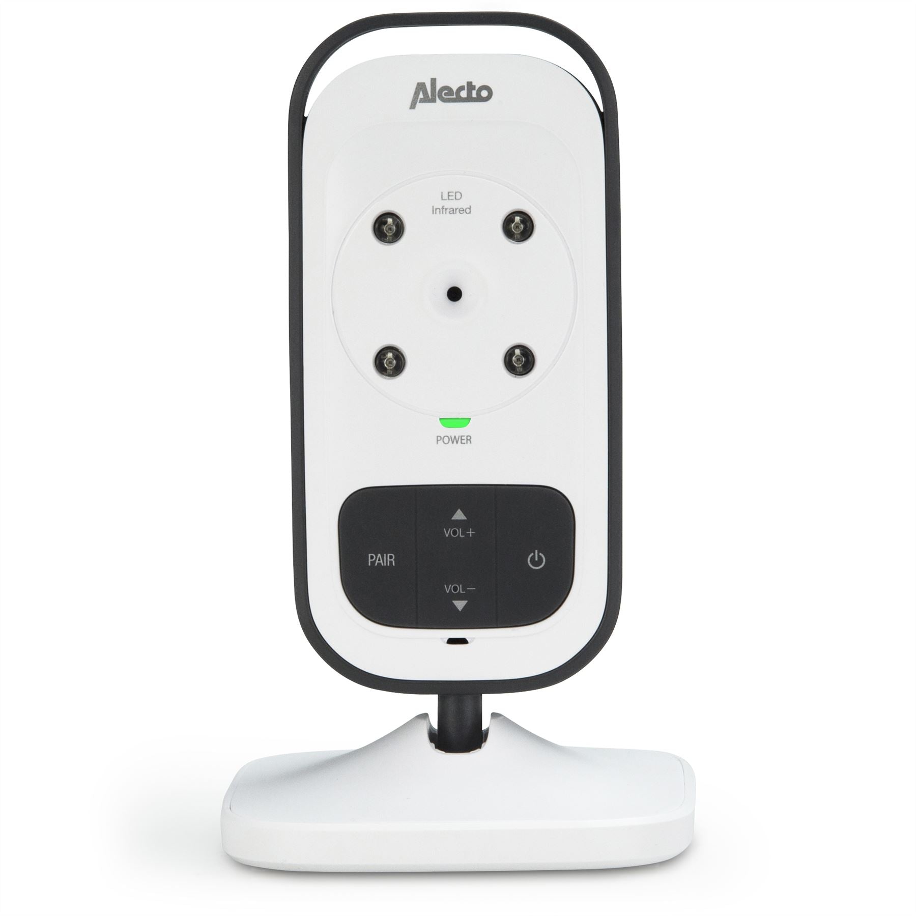 Alecto DVM-75+ Wireless Video Baby Monitor 2 Cameras with 2.4" Colour Display Screen - White / Grey