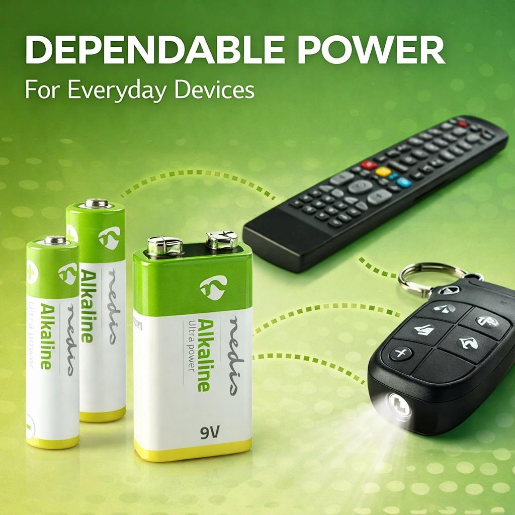 Nedis Alkaline Battery AA | 1.5 V DC | 10-Pack