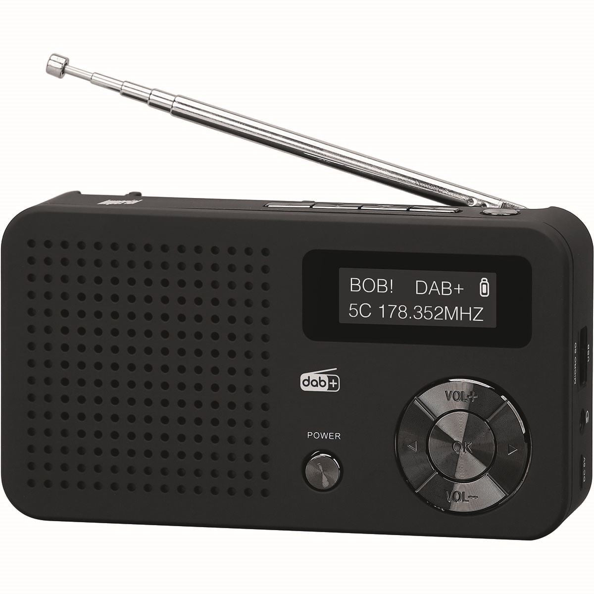 Imperial IMPERIAL DABMAN 13 Portable DAB+ / FM Radio Black