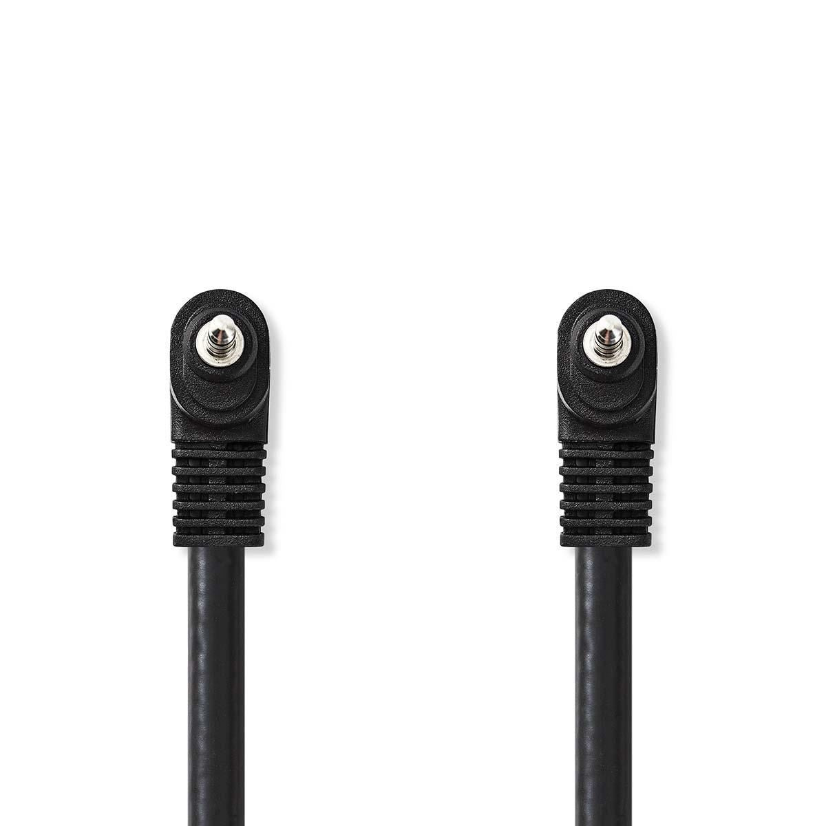 Nedis Audio Video Cable | 3.5 mm Male | 3.5 mm Male | Nickel Plated | 2.00 m | Round | PVC | Black