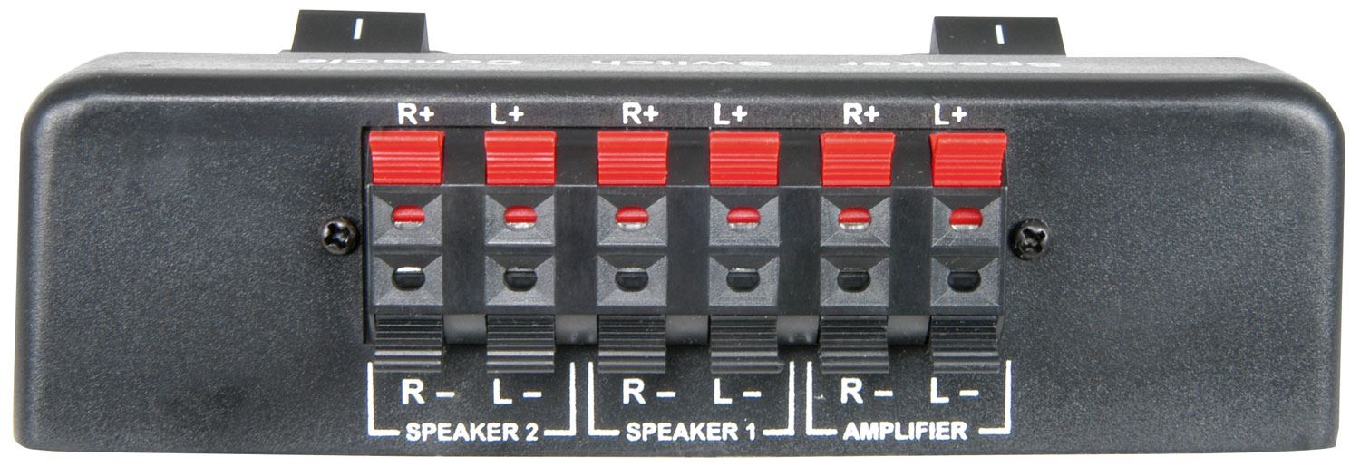 Avlink 2-Way Loudspeaker Selector Switch - Black