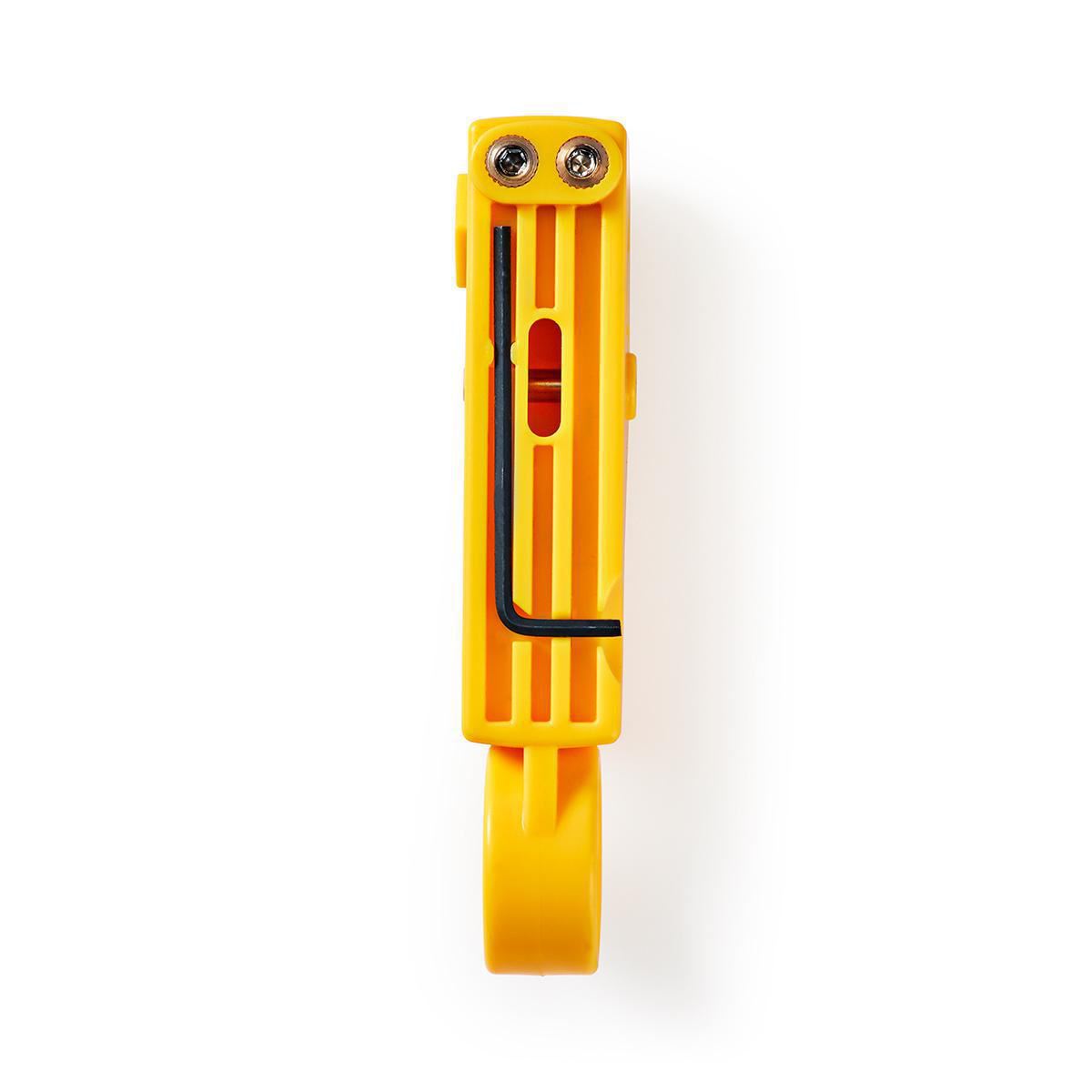 Rotary Coaxial Coax Round or Flat Cable Cutter Stripper Tool for RG58 RG59 RG62 RG7 Lead Wire Insulation