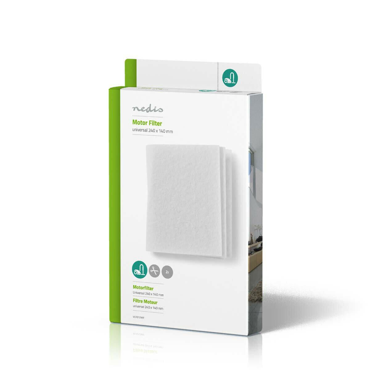 Nedis Vacuum Cleaner Motor Filter | Replacement for: Universal | Cuttable