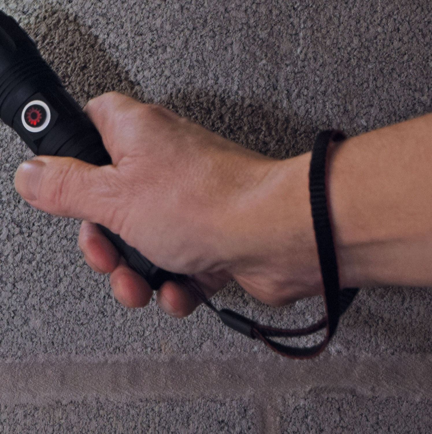 Mercury Rechargeable LED Flashlight: Rugged Water Resistant Metal Construction, Super Bright, and Versatile with 4 Lighting Modes, high, Low, Strobe & SOS