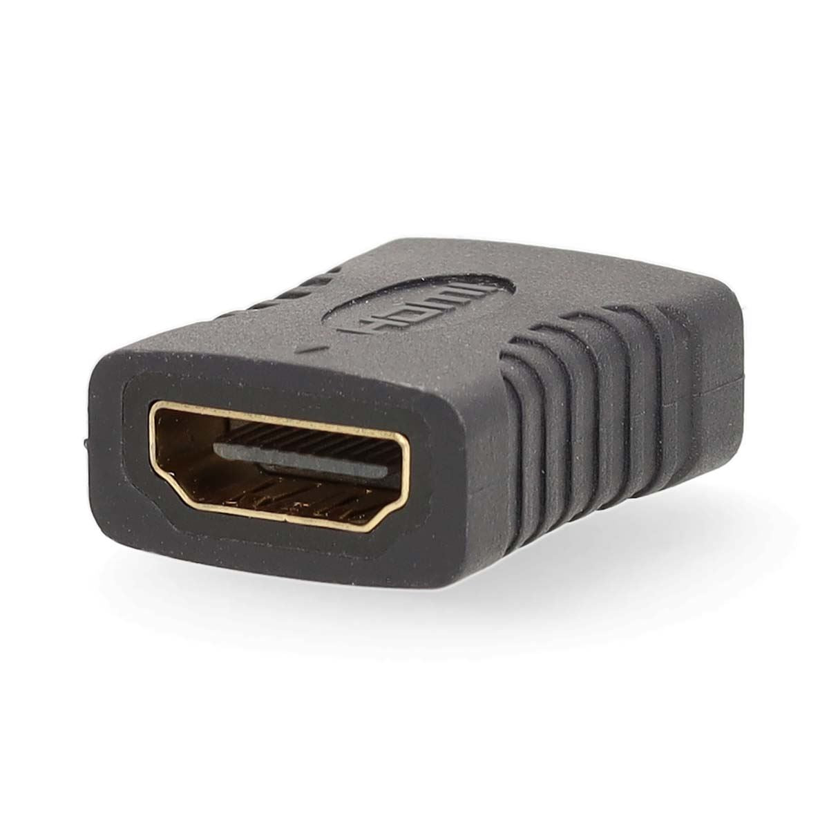 Nedis HDMI™ Adapter | HDMI™ Output | HDMI™ Output | Gold Plated | Straight | PVC | Anthracite | 1 pcs | Box