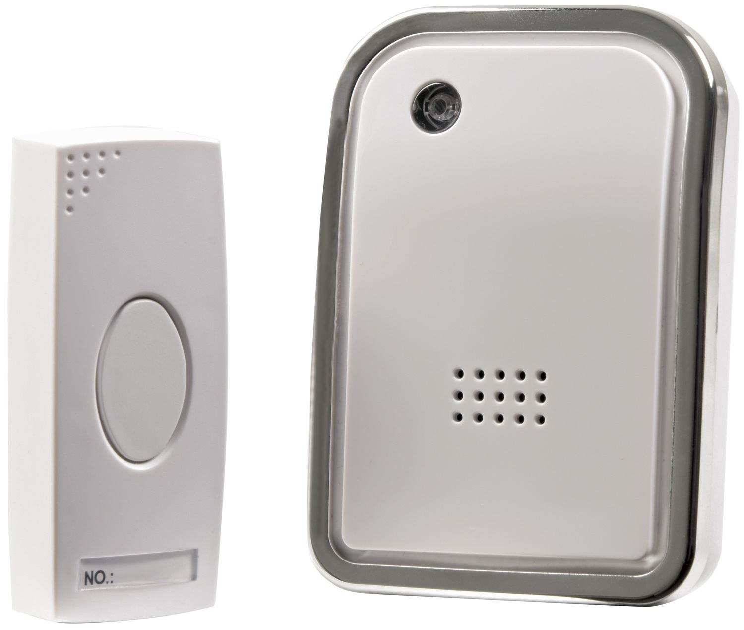 Mercury | Wireless Door Bell & Chime with LED Indicator, Hard of Hearing, Noisy Environments