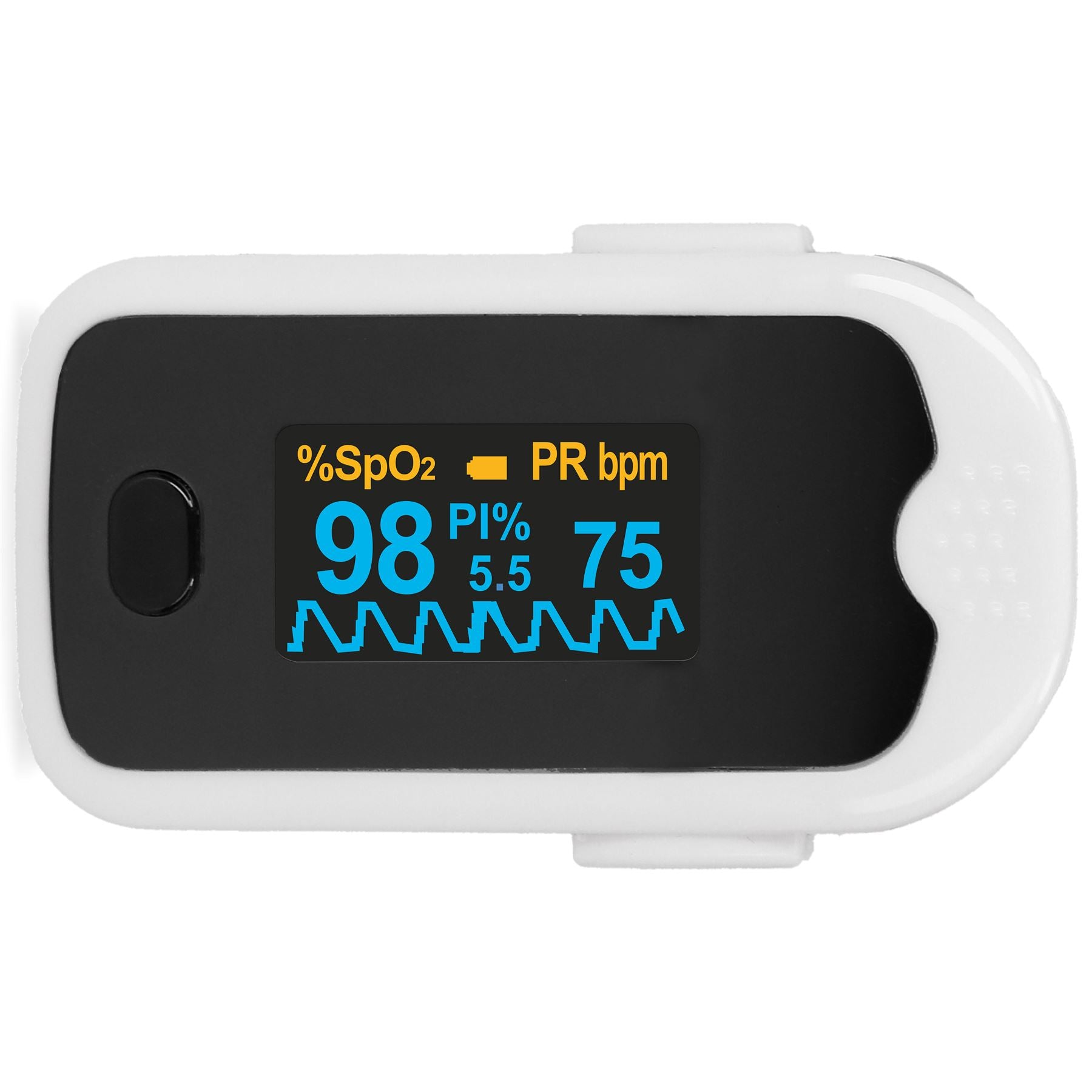 Alecto Pulse Oximeter/Blood Oxygen Monitor - Finger Oxygen Saturation Monitor/SATS Monitor SpO2