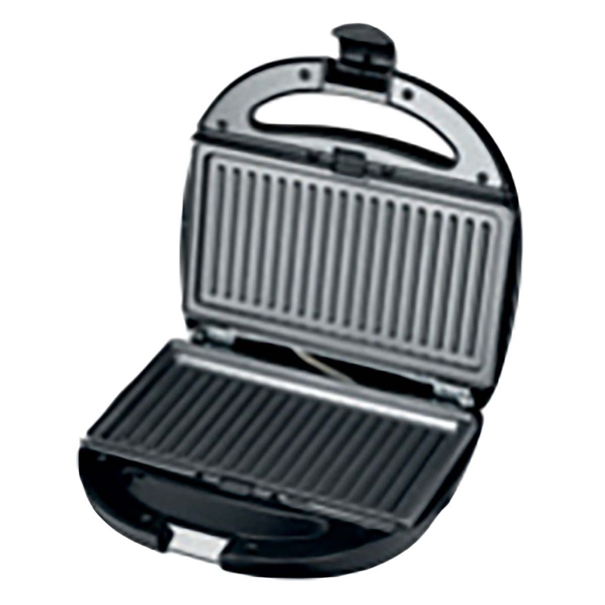 MELISSA Series Sandwich Maker - 3 Plate Sets for Paninis, Sandwiches, and Waffles, Nonstick Grill Plates, Cut-and-Seal, 850W Power, Black