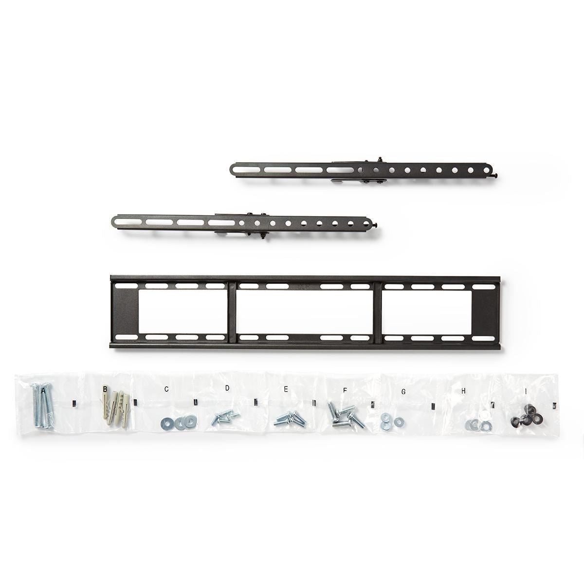 Nedis Tiltable TV Wall Mount | 37 - 70 " | Maximum supported screen weight: 35 kg | Tiltable: 20 ° | Minimum wall distance: 38 mm | Steel | Black