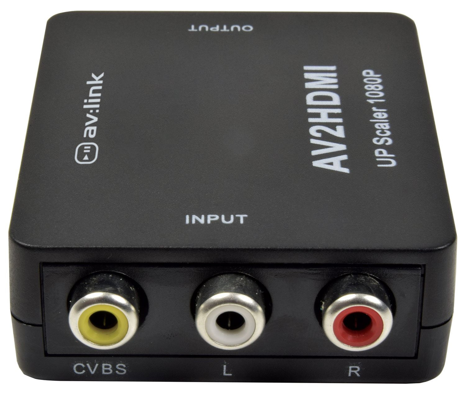 Av:link 3 RCA Phono CVBS to HDMI Full HD Upscale Video 1080P AV Composite Converter Adapter