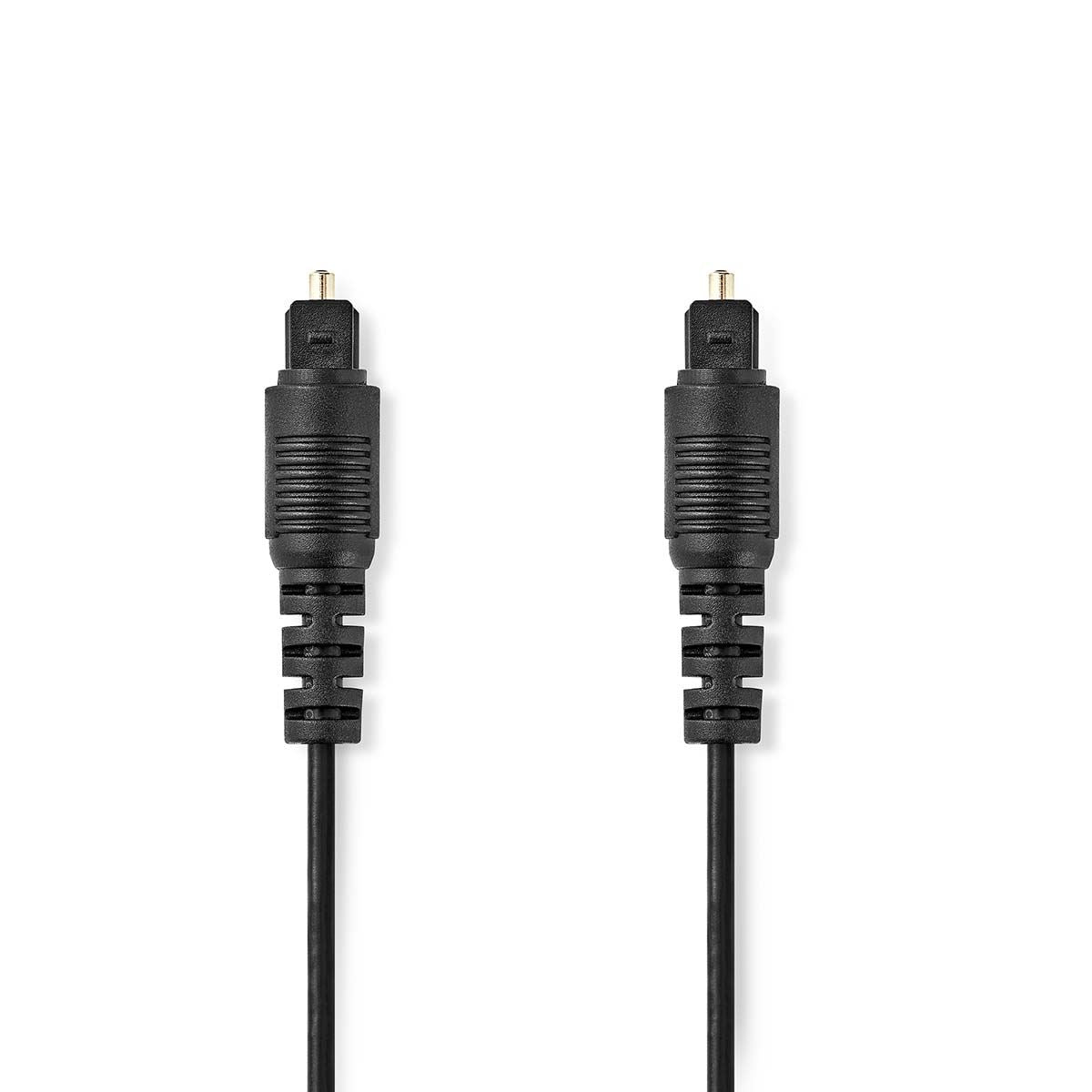 Nedis Optical Audio Cable | TosLink Male | TosLink Male | 1.00 m | Round | PVC | Black | Box